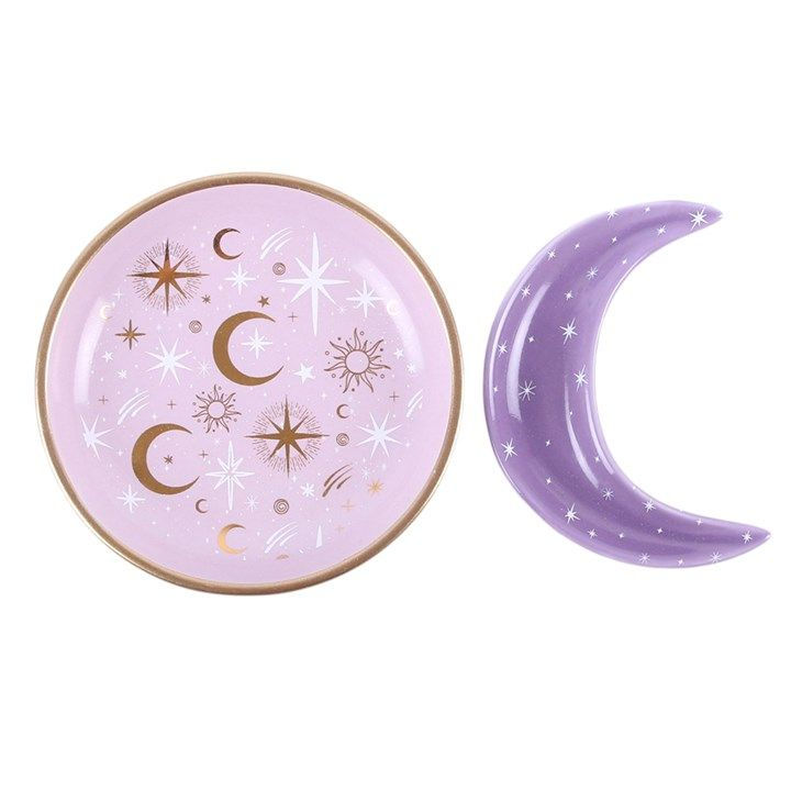 Thumbnail: Purple Moon Stacking Trinket Dishes
