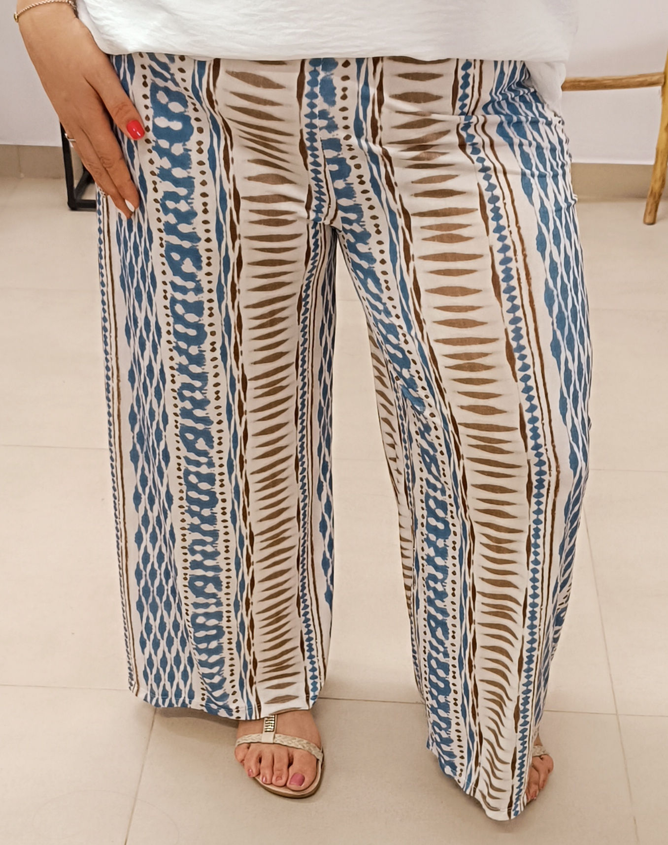 PANTALÓN ARIANNA ÉTNICO VAQUERO