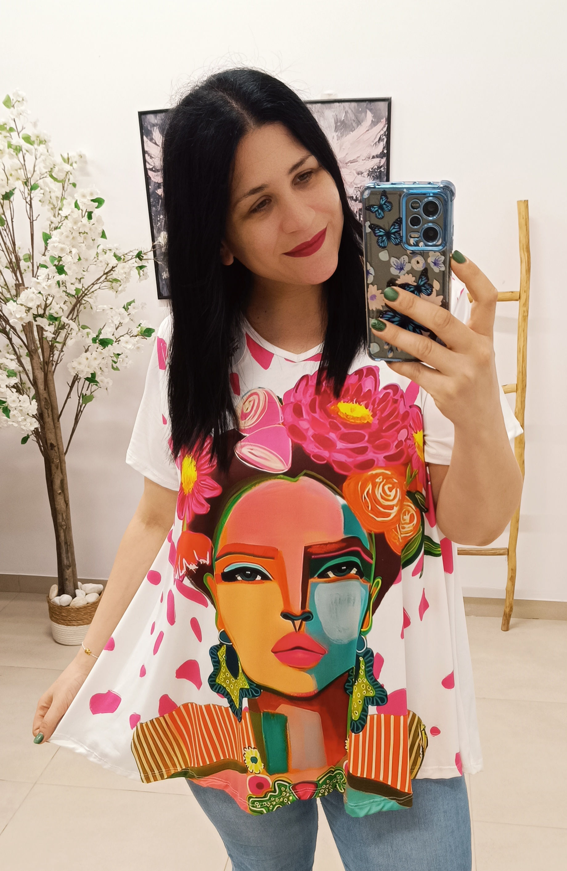 CAMISETA JANA FLORES