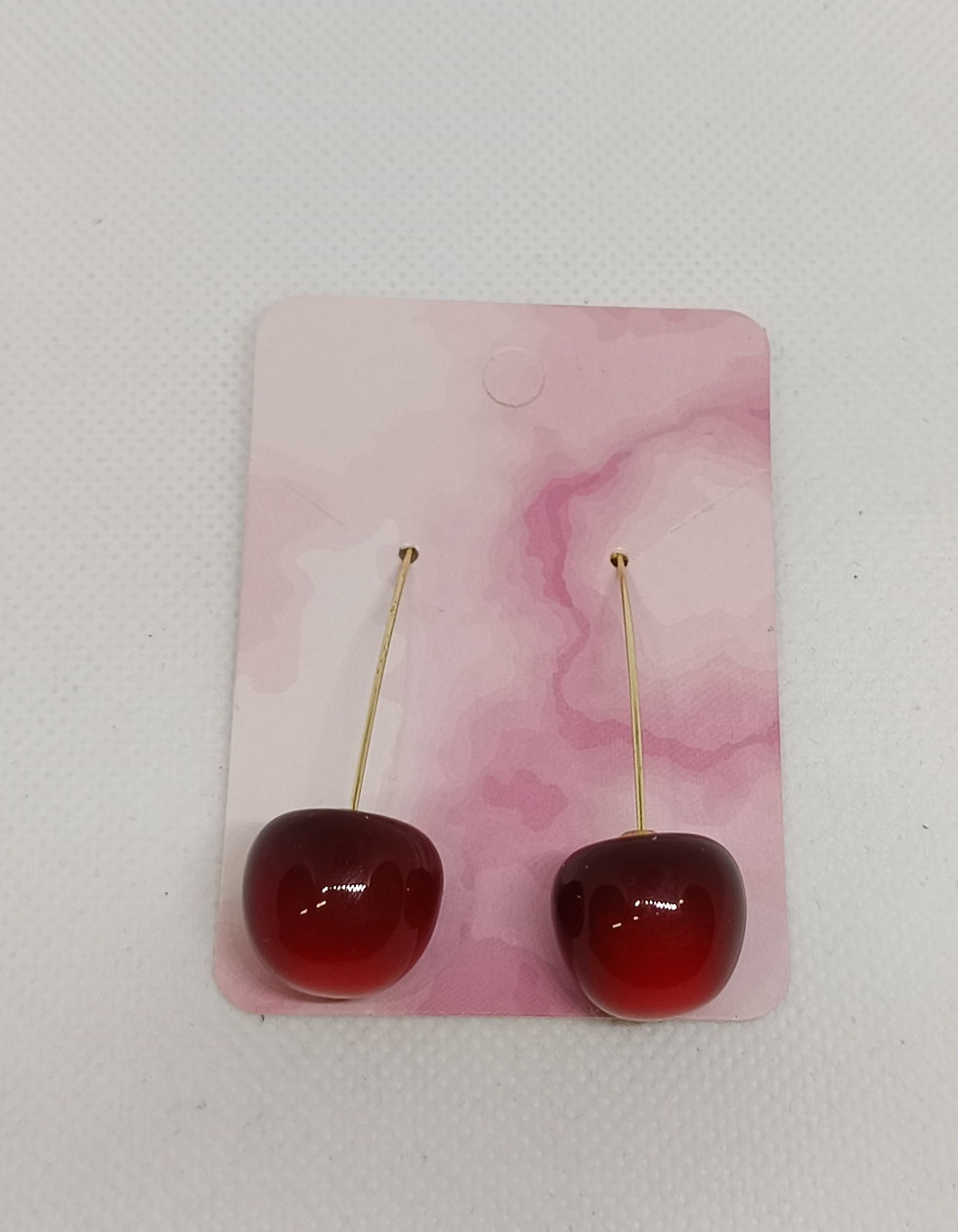 Miniatura: PENDIENTES CEREZAS ROJAS