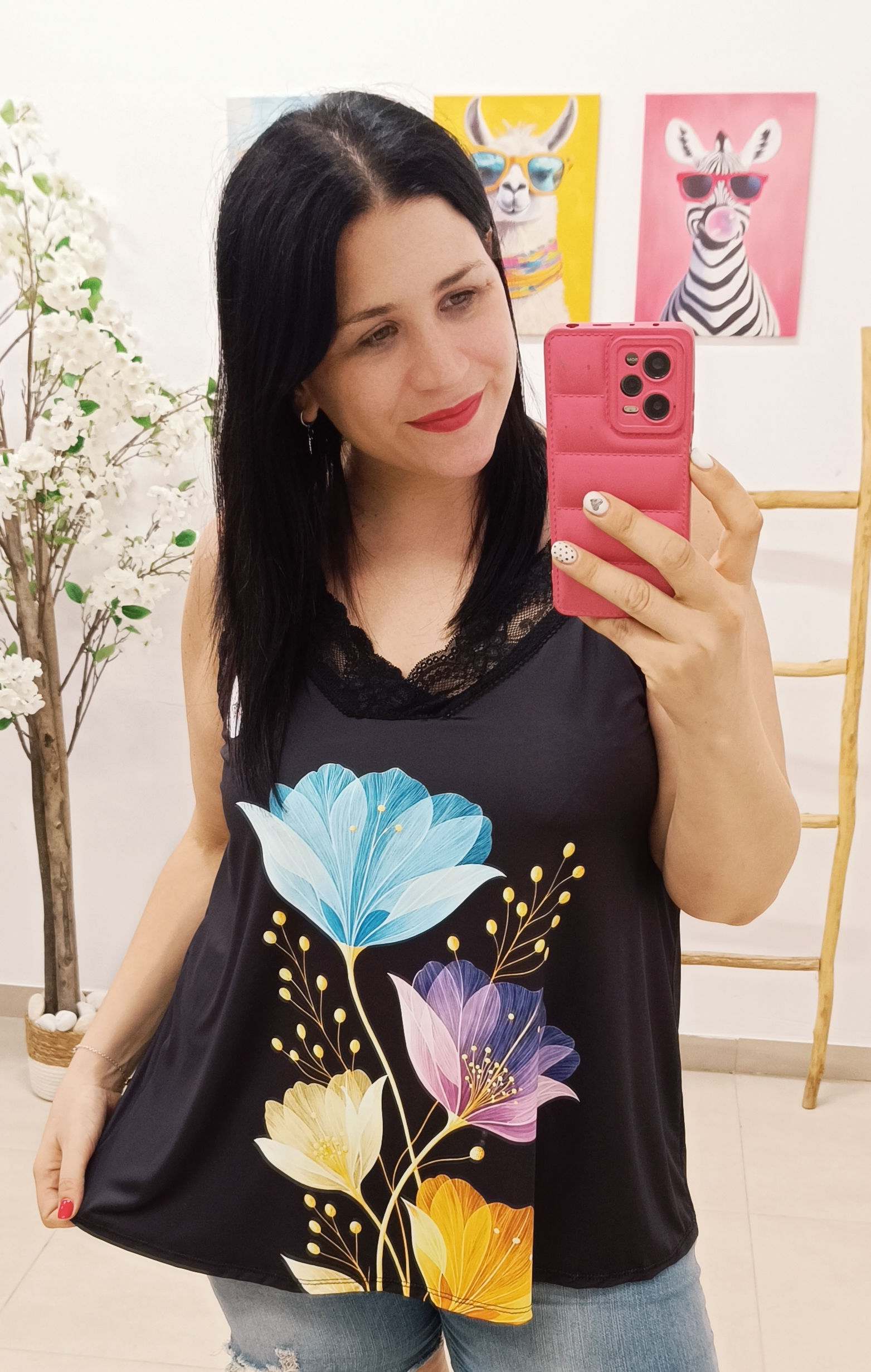 LENCERA BELLA FLORES