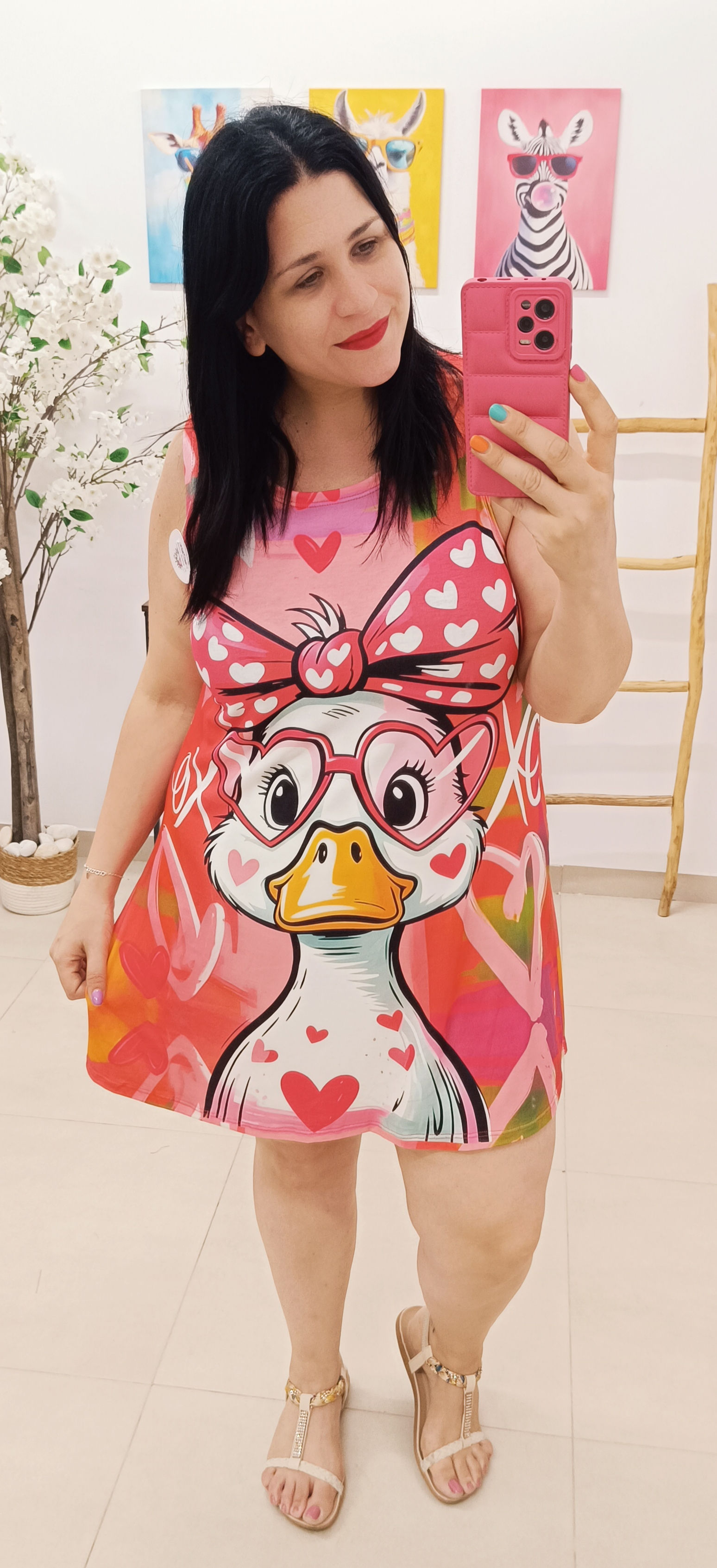 VESTIDO SUMMER PINK DUCK