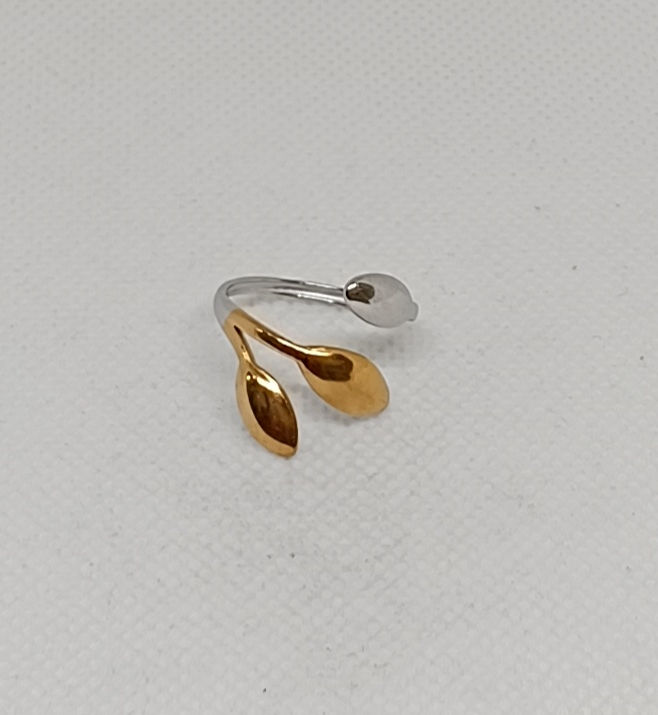 Miniatura: ANILLO HOJAS