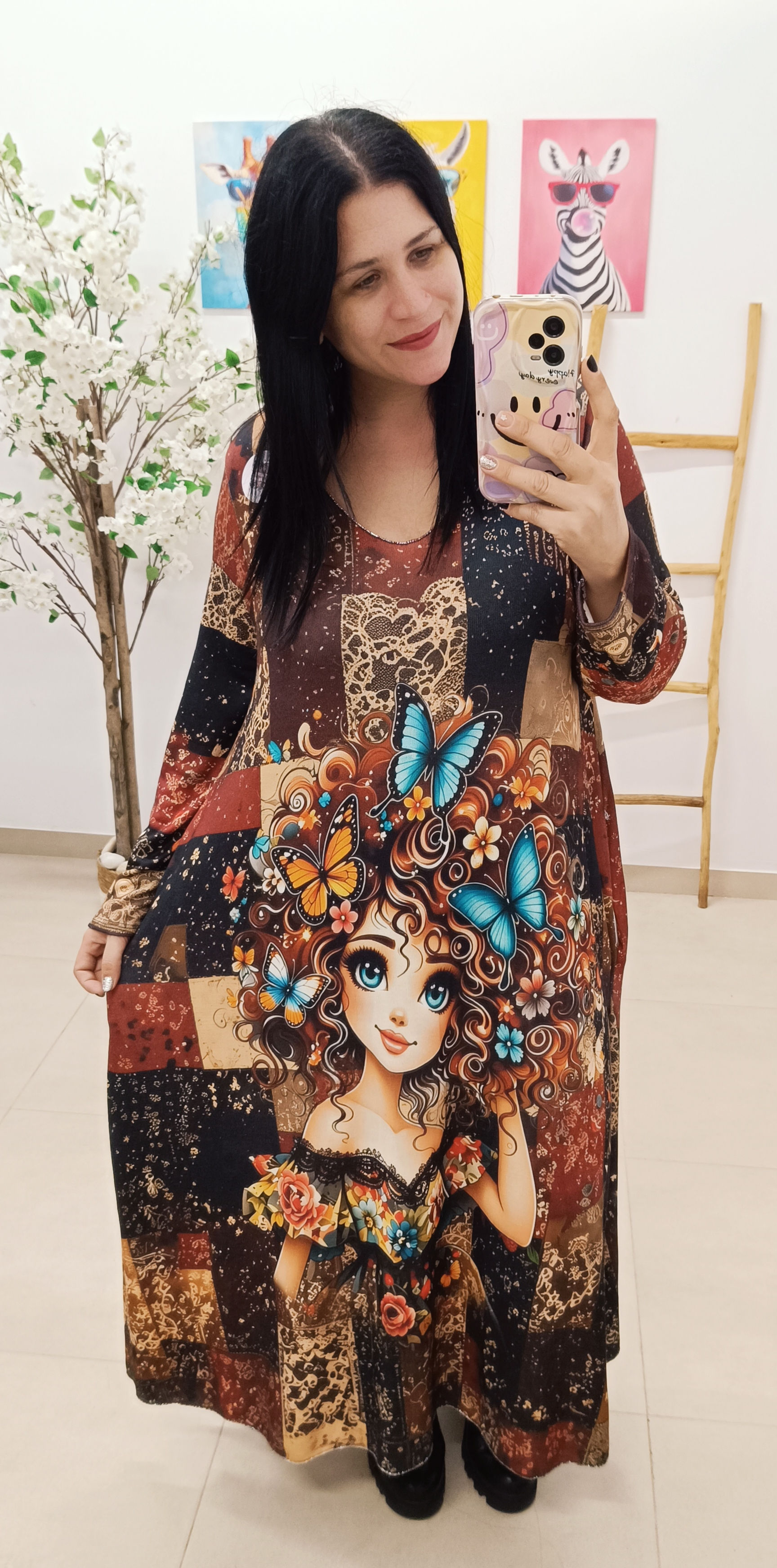 VESTIDO MARIAM MARIPOSAS
