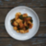 82, Ricotta Gnocchi with tomatoes + spinach, 100 days of pasta
