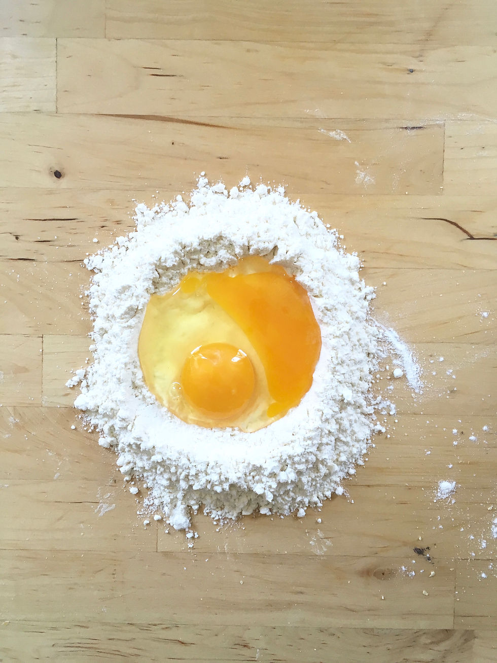 one egg + yolk