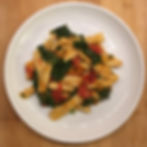 86, Strozapretti w/spinach + tomato