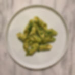 29, Garganelli with basil pesto