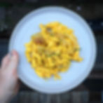60, Saffron Fusilli w/fennel+ orange