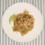 74, Pad thai w/homemade rice noodles