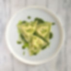 76, Triangoli with pesto, 100 days of pasta