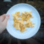 73, fagottini w/corn + gorgonzola
