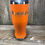 Miniatura: Personalized Orange Pilsner Beer Insulated 20 Ounce Tumbler