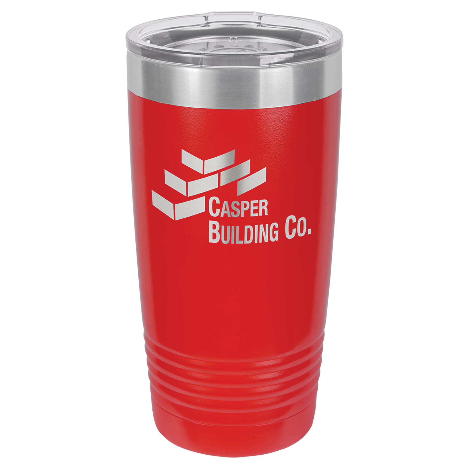 20 oz Insulated Red Stainless Steel Tumbler with YOUR Design