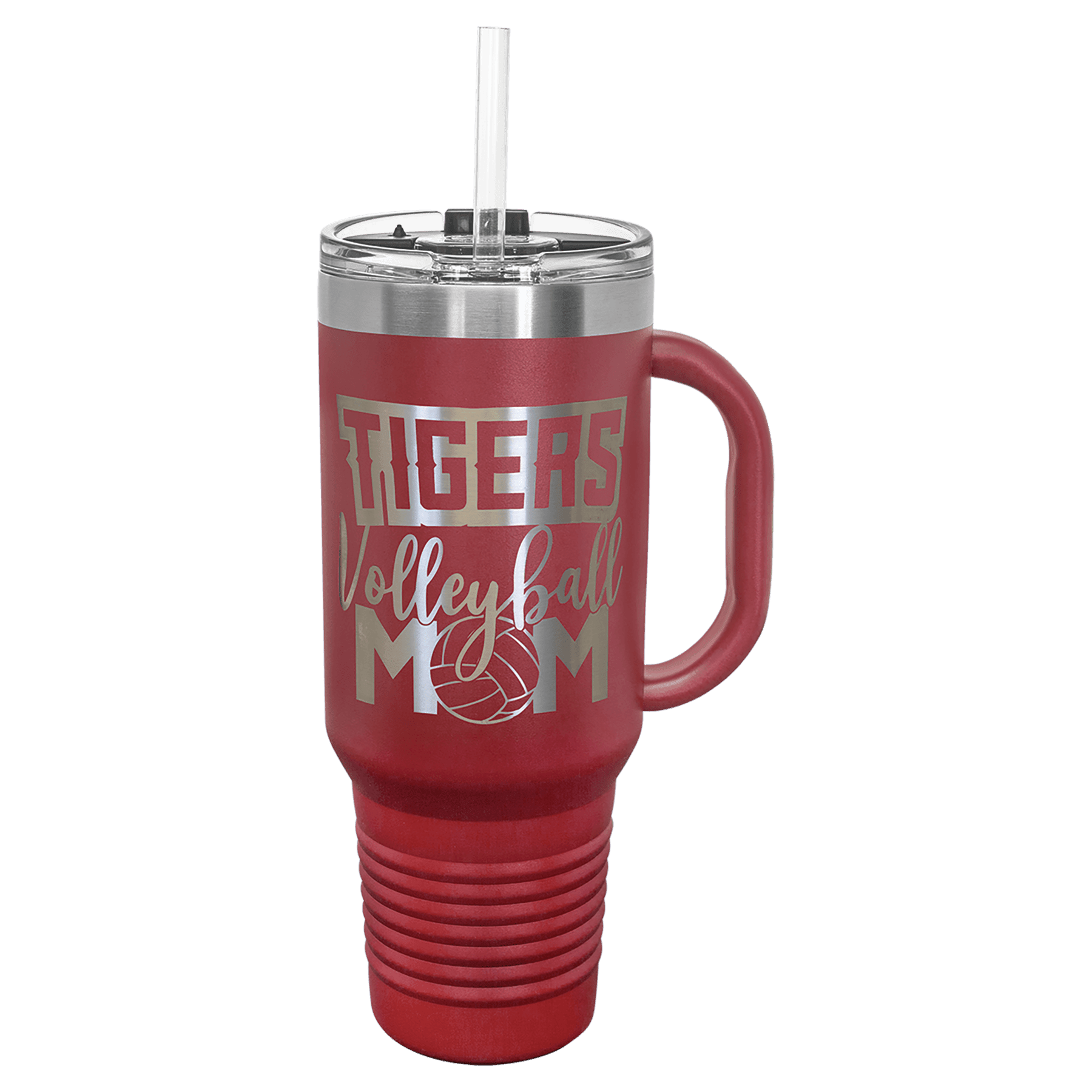 40 oz Insulated Travel Mug - Maroon