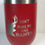 Miniatura: Don't Make Me Call Santa 16 ounce Insulated Wine Tubler Glass