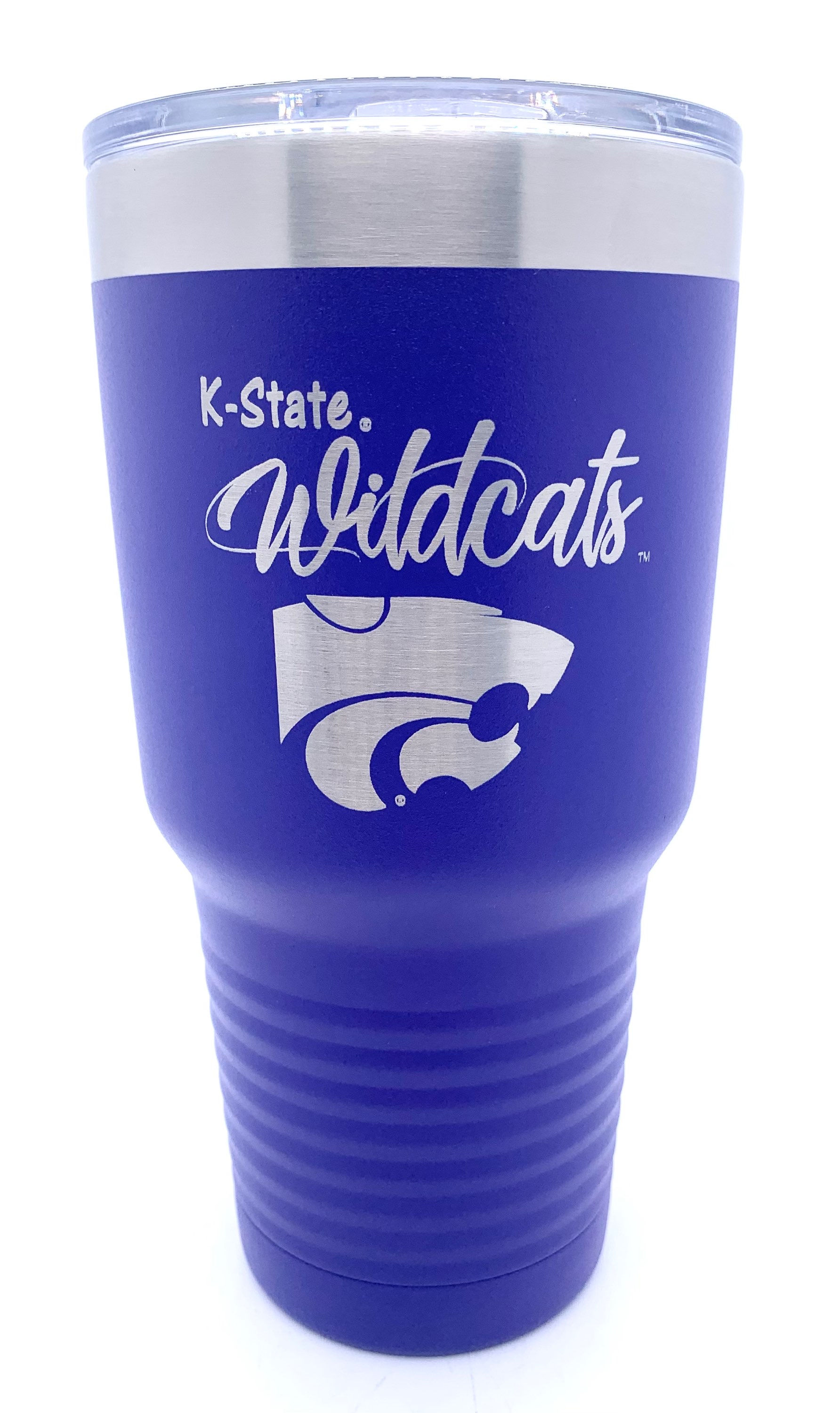 K-State KSU 30 oz Modern Script stainless steel insulated tumbler