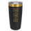 Thumbnail: 20 oz. CUSTOM DESIGN Black/Bright Gold ION- Insulated Tumbler with Slider Lid