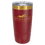 Thumbnail: 20 oz. CUSTOM Maroon/Bright Gold ION-Plated Insulated Ringneck Tumbler