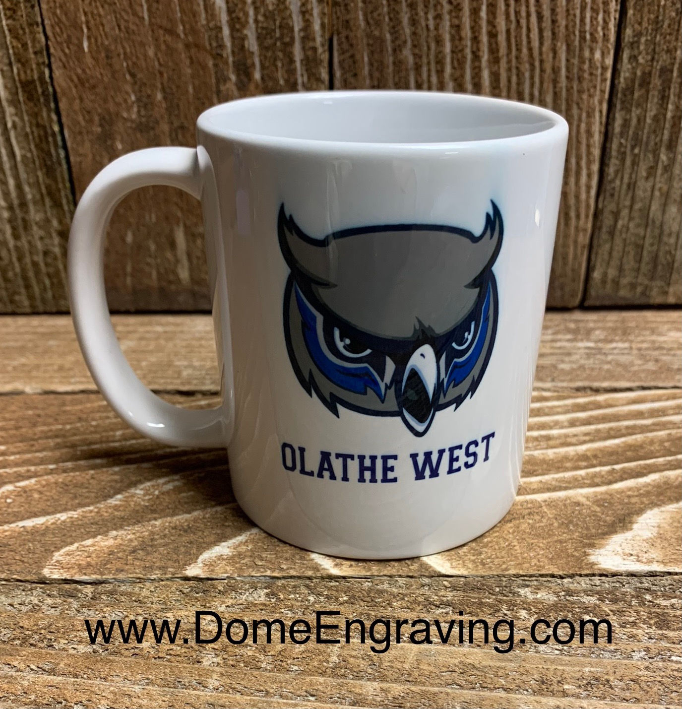 Olathe West Owls 11 oz. Ceramic Coffee Cup Mug 