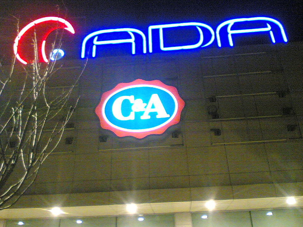 C&A Türkiye ışıklı Pano