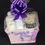 Thumbnail: Pink with Purple Ribbon Spa Gift Basket made w/ Essential Oils