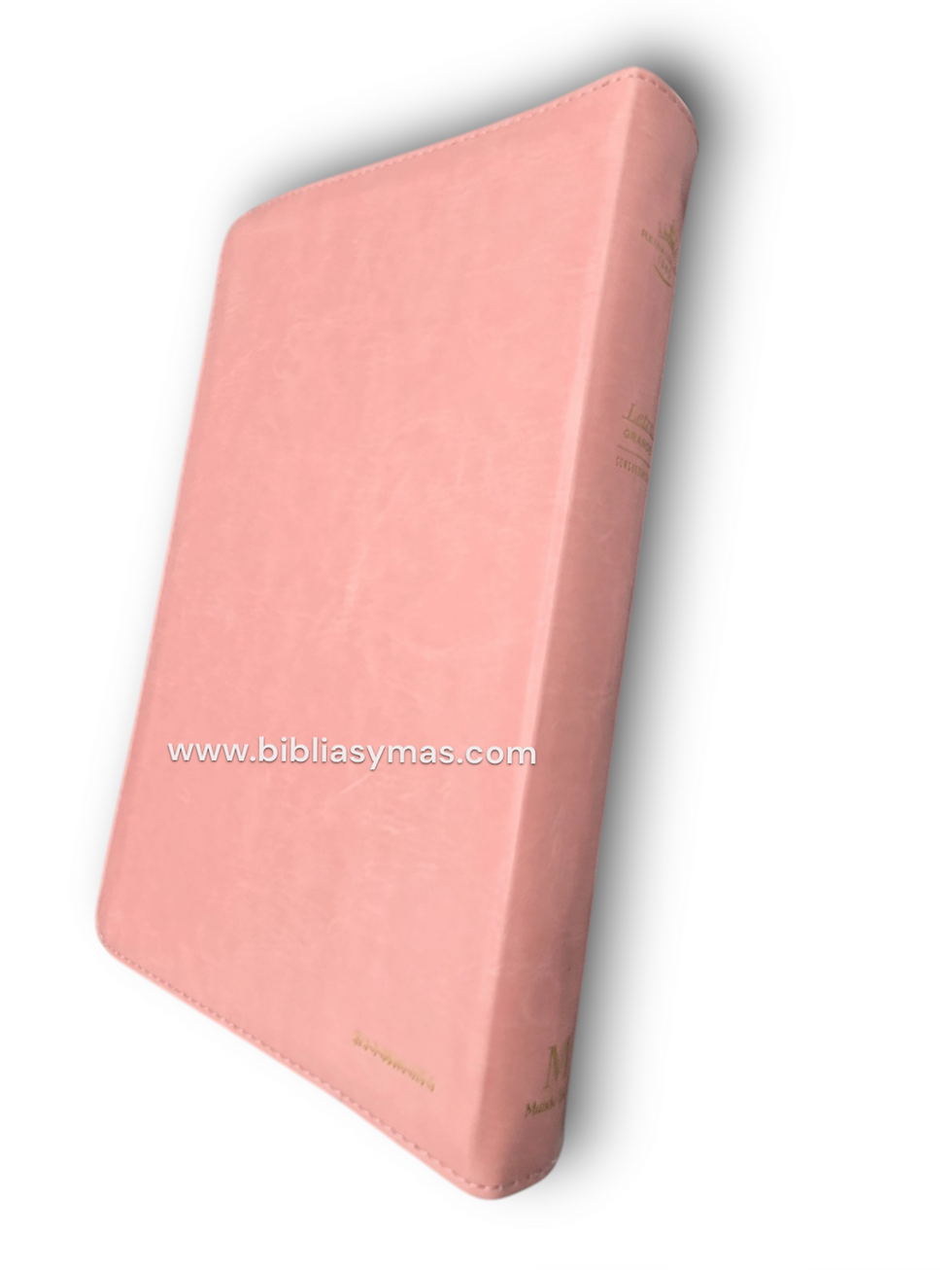Thumbnail: Biblia RVR1960 Letra Grande Tam. Manual Imitacion Piel Rosa Cierre e Indice
