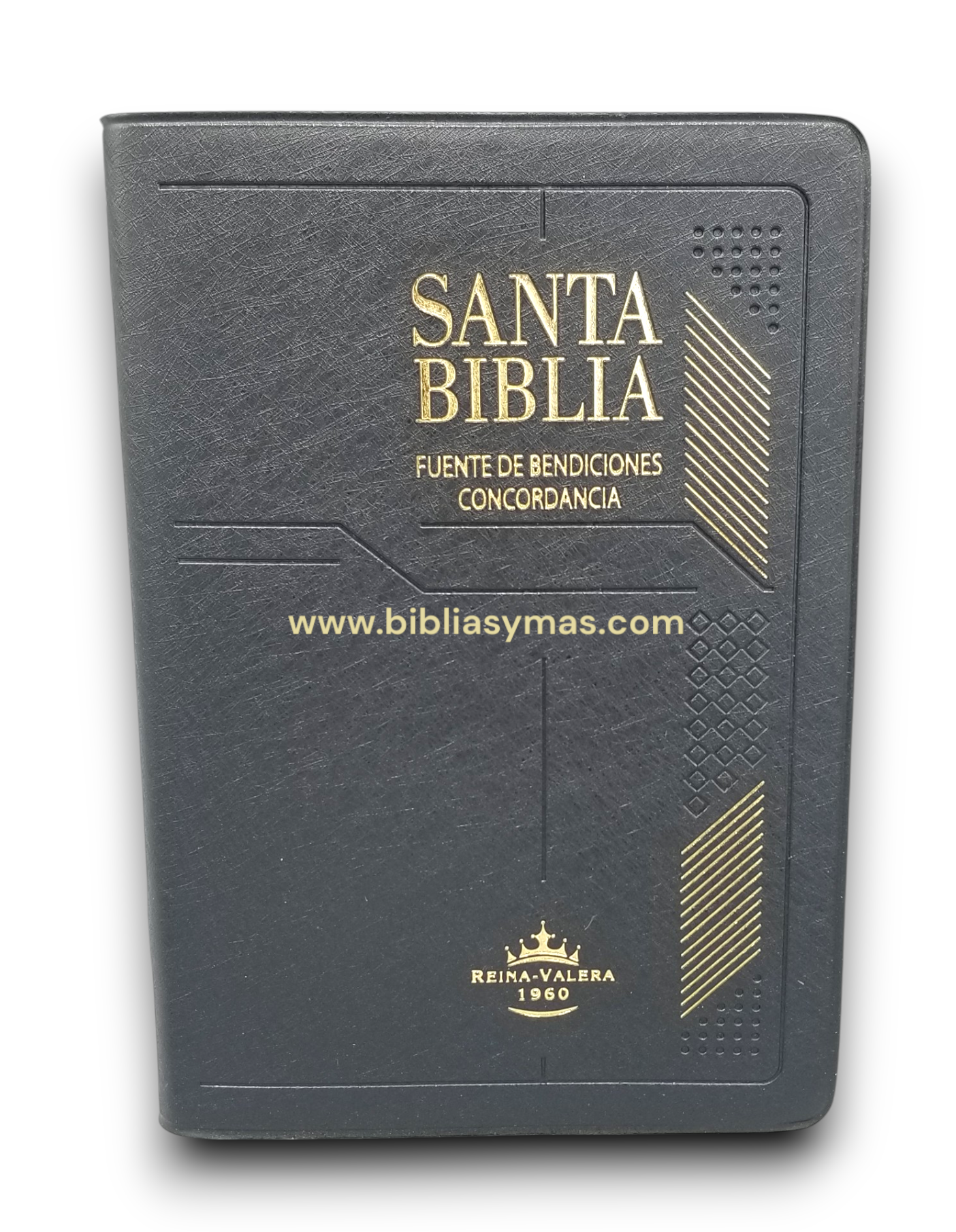 Biblia compacta Reina Valera 1960 vinil negro indices y ayudas