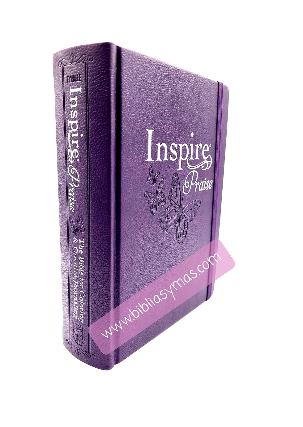 Miniatura: NLT Inspire Bible Coloring Creative Journaling - Purple Hard Cover