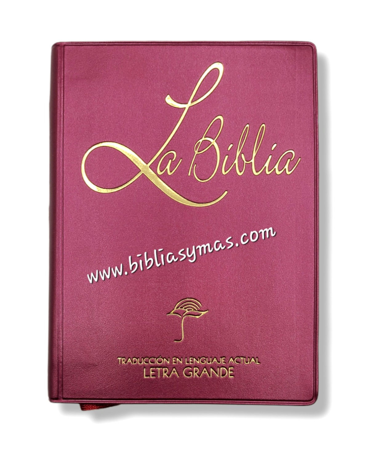 Biblia TLA Traduccion Lenguaje Actual Compacta Vinil Rojo Indices