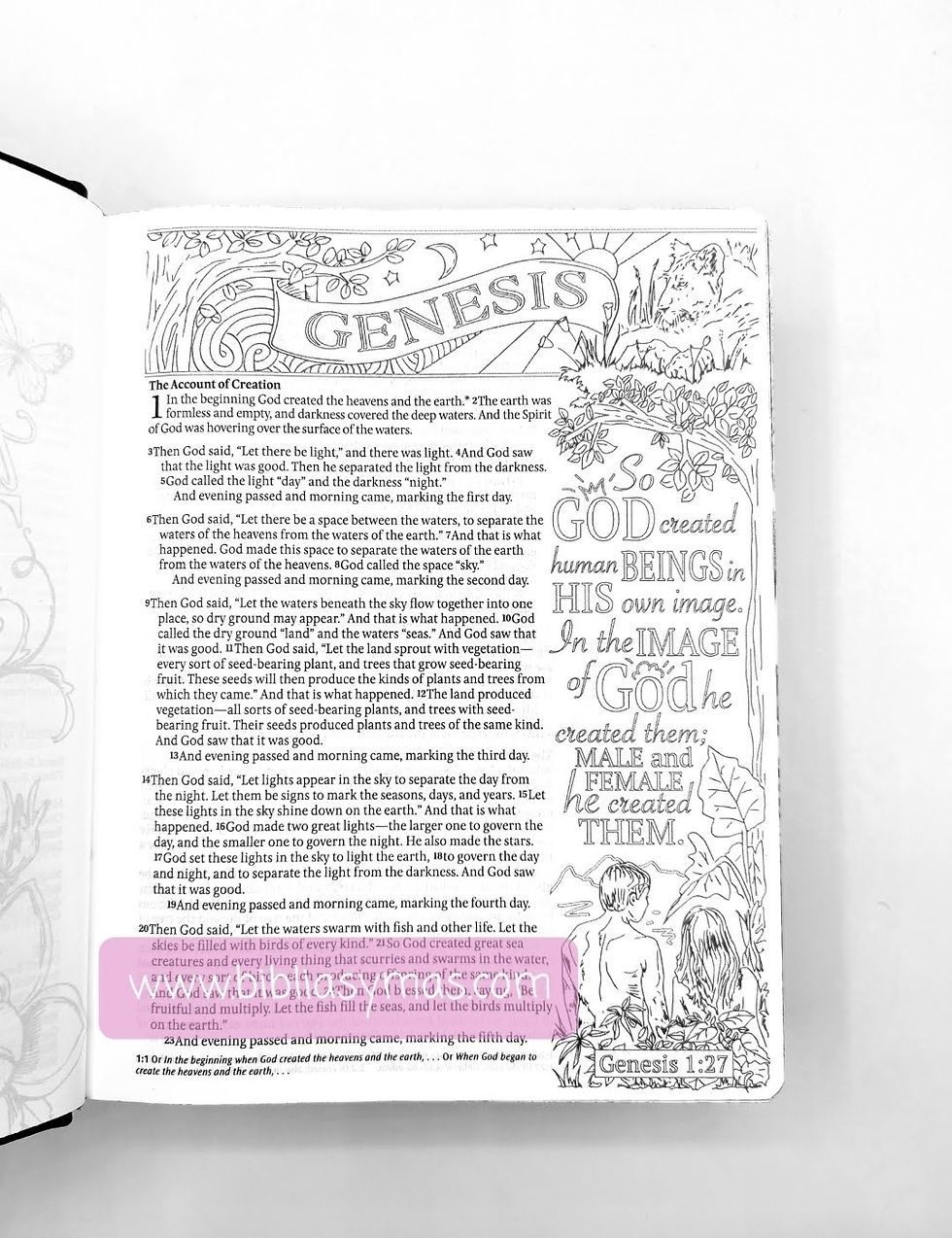 Miniatura: NLT Inspire Bible Coloring Creative Journaling - Purple Hard Cover