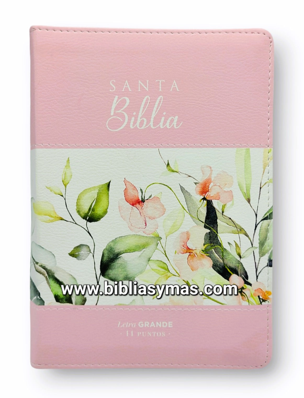 Biblia 1960 Letra Grande Compacta Bojo Rosa Cierre Indices