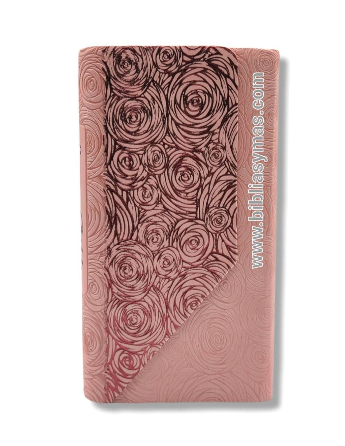Biblia RVR1960 Tamaño Chequera Rosa con Broche