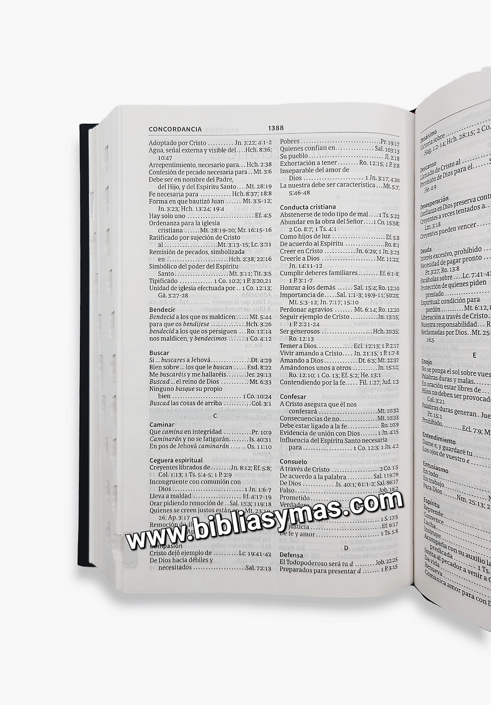 Thumbnail: Biblia 1960 Compacta Letra Grande Tapa Dura Tela Bordado Indices