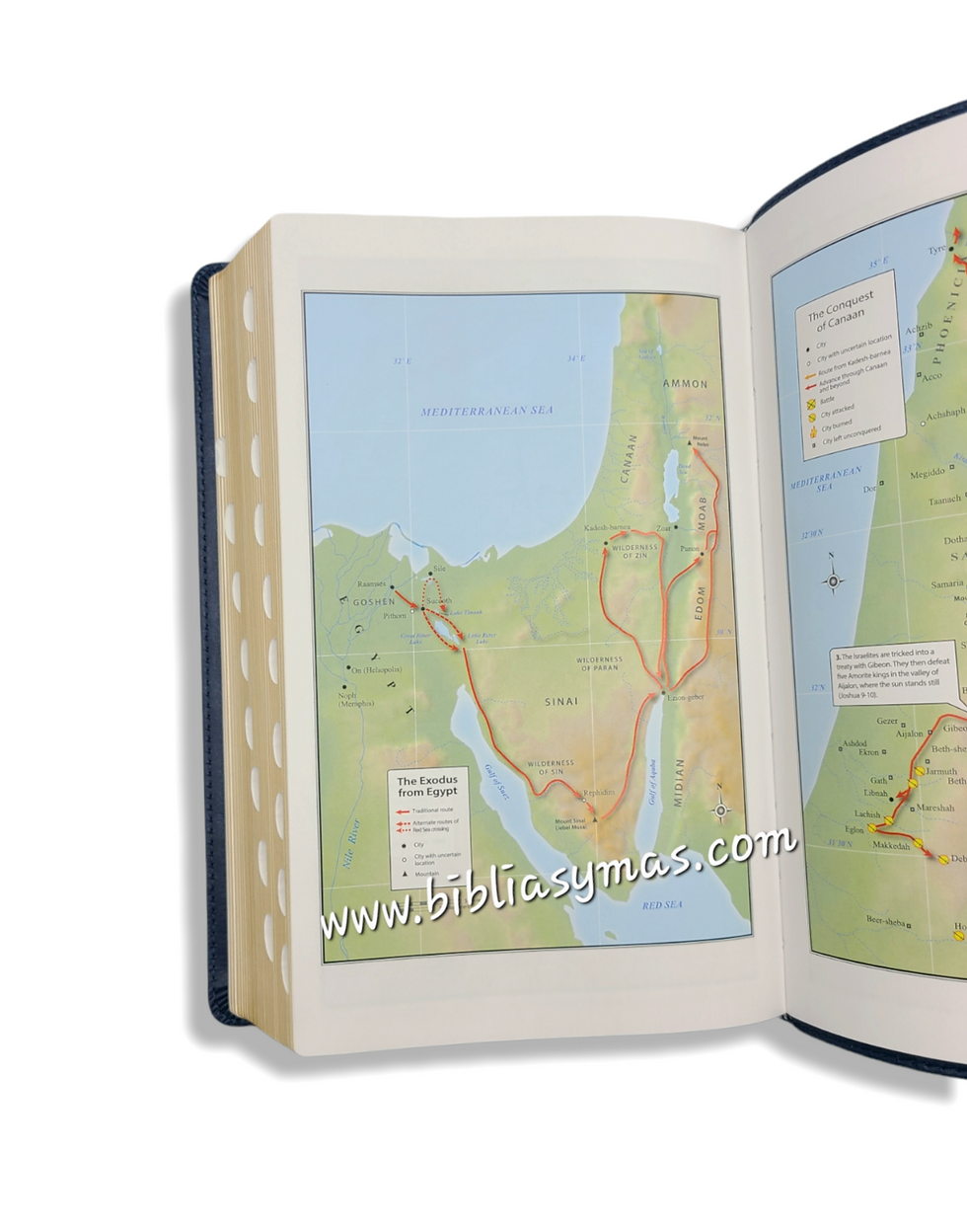 Thumbnail: KJV Giant Print Bible Imitation Leather Dark Blue Indexed