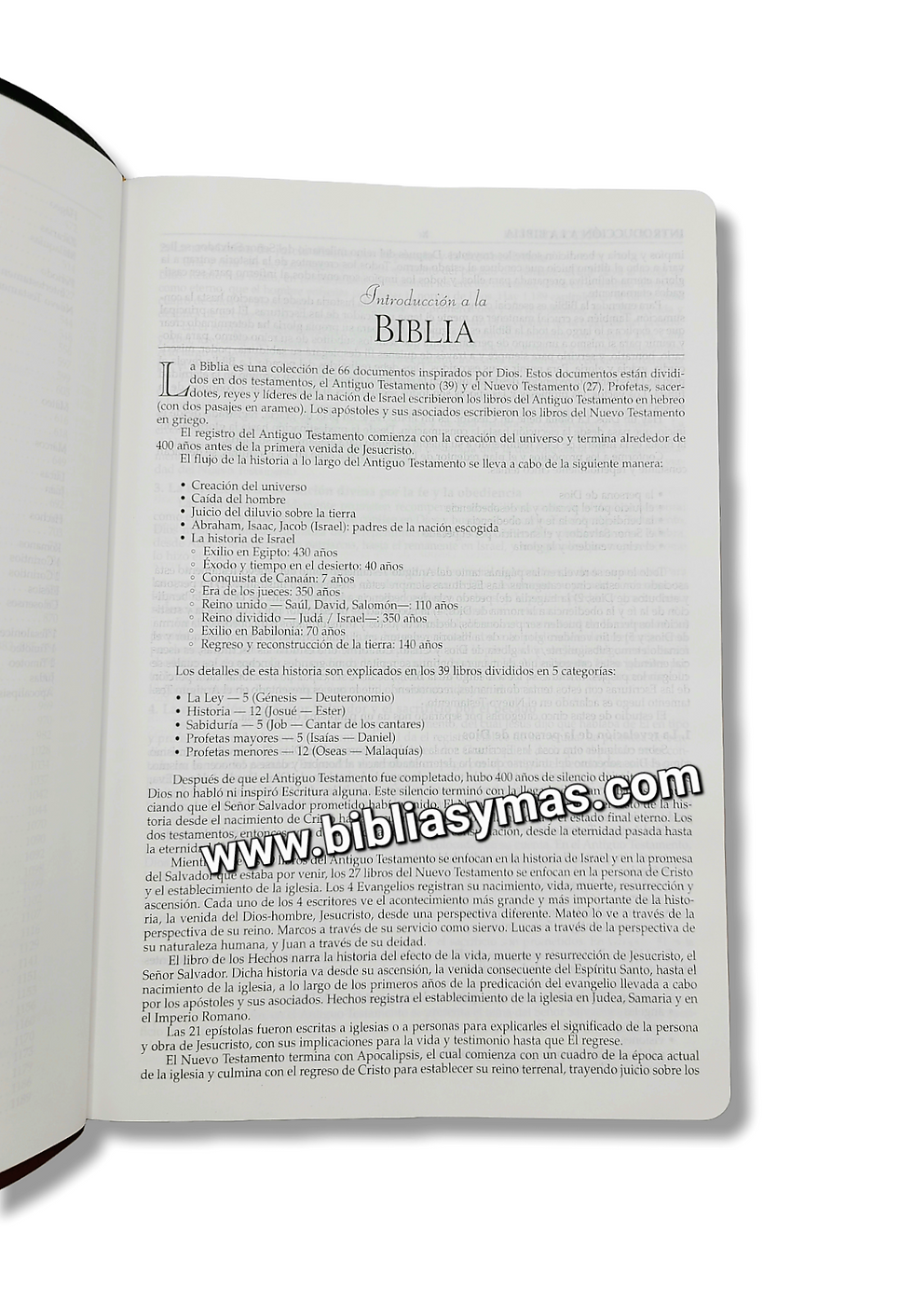 Thumbnail: Biblia RVR1960 de Estudio MacArthur Piel Simil Negro Marron Claro