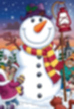 Pin the Nose on the Snowman Artwork