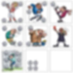 Football Dominoes Artwork