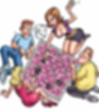 Whips & Ladders Adult Board Game Artwork