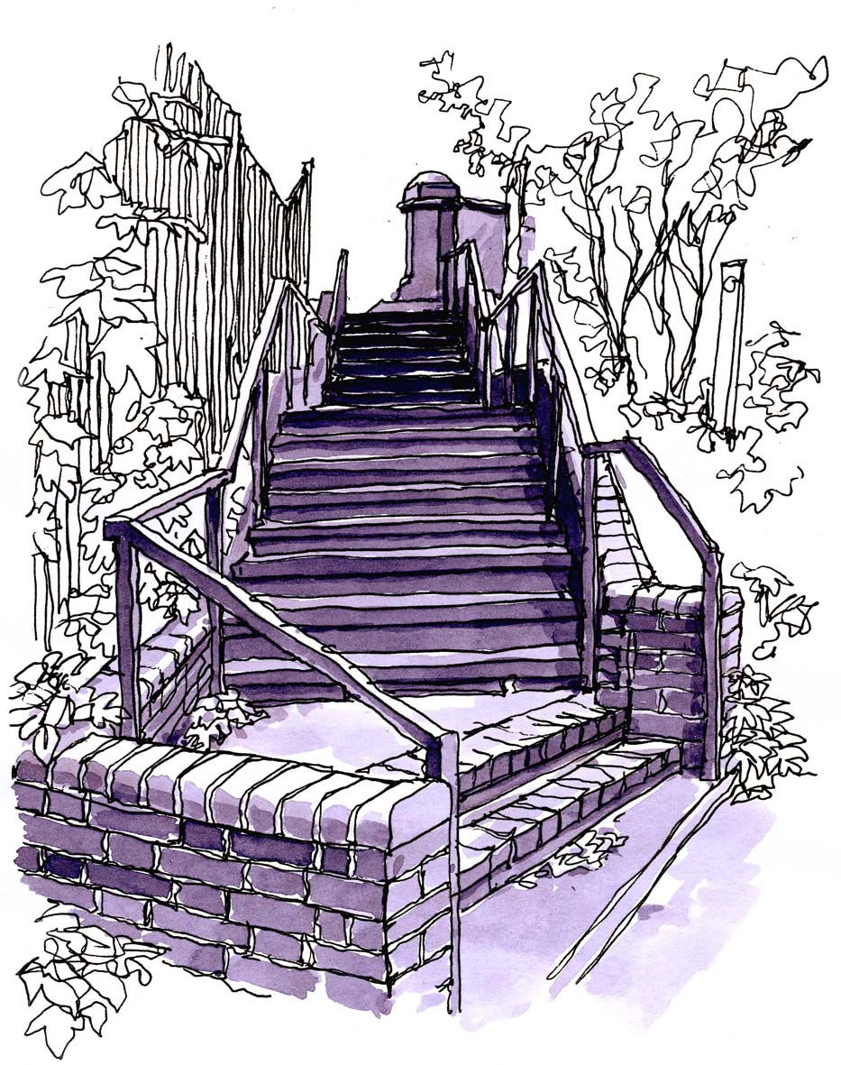 Steps to the Tow Path