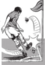 50's Style Football Image 1