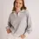 Thumbnail: Bella Dahl Mix Knit Zip Sweatshirt