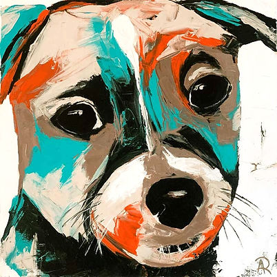 Hundeportrait-Lucy-Malerei-Manufaktur