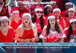 Paço da Prefeitura de Ferraz recebe Cantatas de Natal