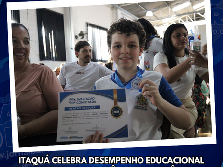 Itaquá celebra desempenho educacional com entrega de prêmio de excelência