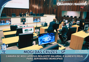 Câmara de Mogi aprova reajuste salarial e aumento real para servidores municipais