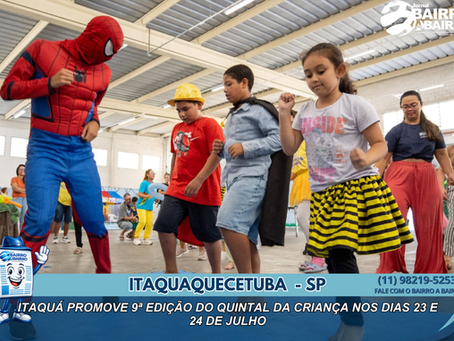 Itaquá abre inscrições para a 9ª edição do Quintal da Criança voltado à educação especial