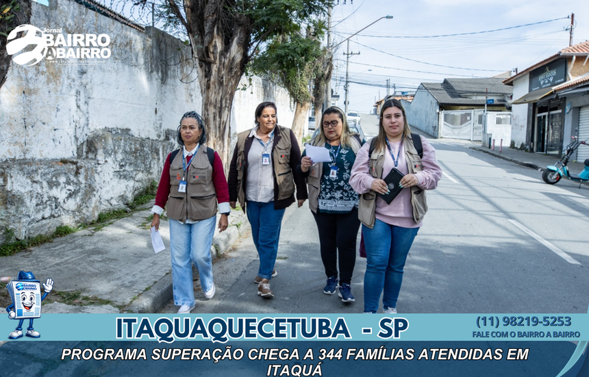 Programa SuperAção amplia alcance e já atende 344 famílias em Itaquaquecetuba