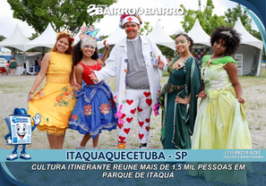 Cultura Itinerante reúne mais de 1,5 mil pessoas no Parque Ecológico de Itaquá