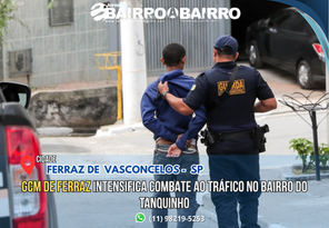 GCM de Ferraz intensifica combate ao tráfico no Tanquinho e remove barricadas que bloqueavam acesso de viaturas